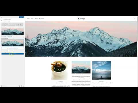 How to set a header image in Botiga