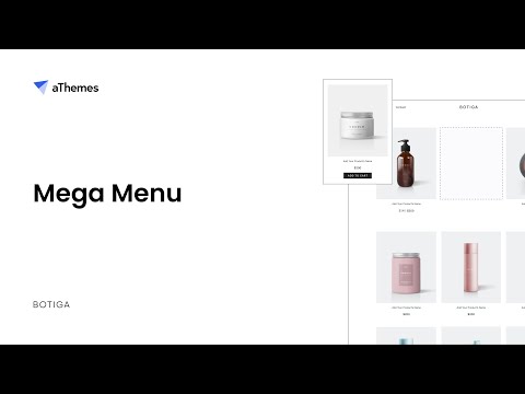 How to add a mega menu in Botiga Pro