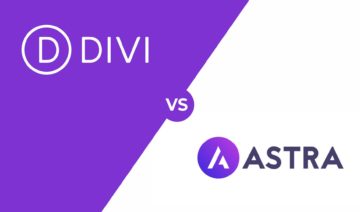 Divi vs Astra, featured image