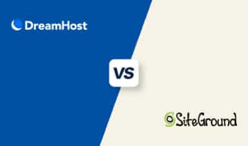 DreamHost vs SiteGround, featured image