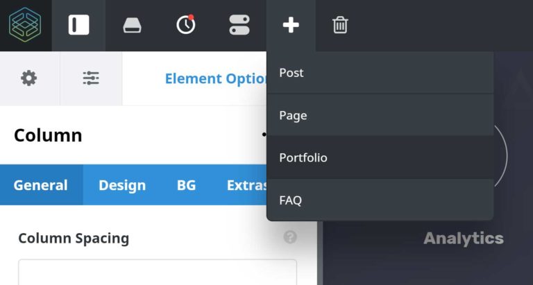Add New Content in Fusion Builder