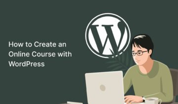 How to Create an Online Course with WordPress, featured image