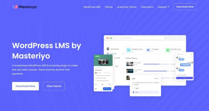 Masteriyo WordPress LMS plugin