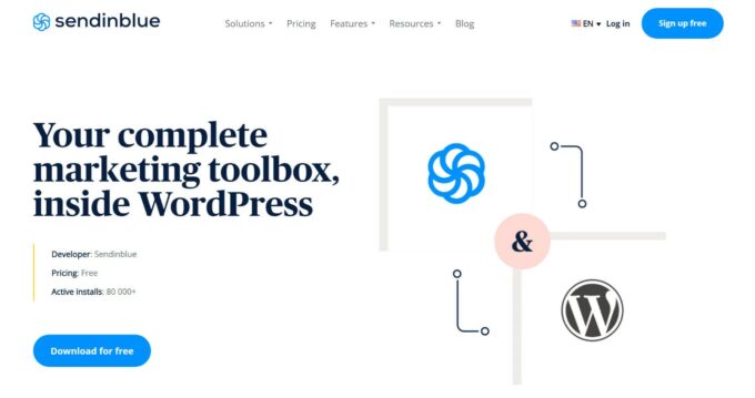 Sendinblue WordPress plugin