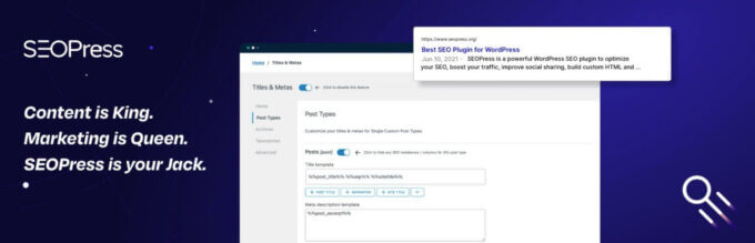 SEOPress WordPress plugin for search engine optimization