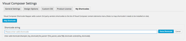 Visual Composer My Shortcodes