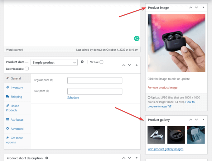 Adding product images to a WooCommerce store