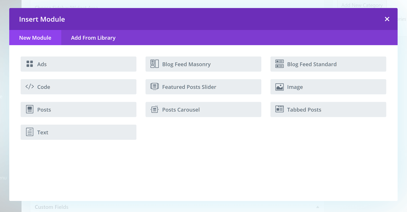 Category Page Modules