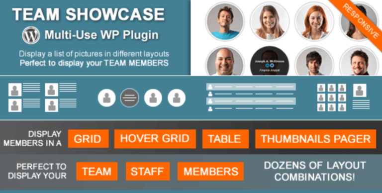 Team Showcase plugin